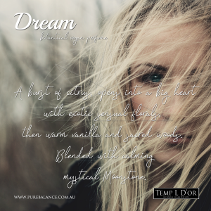 DREAM botanical perfume by Kim Lansdowne-walker
