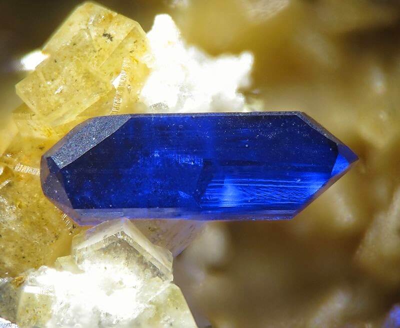 Azurite crystal