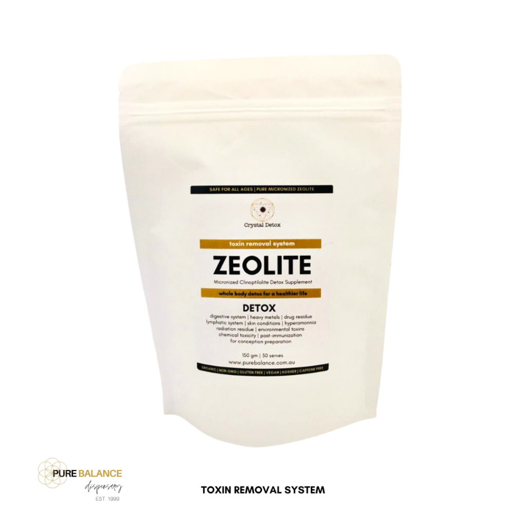 Heavy Metal Detox Zeolite 'Crystal Detox' digestive detox powder 150gm