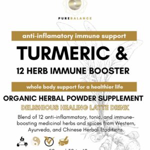 Turmeric 12 herb latte immune booster